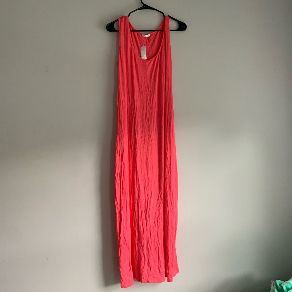 nwt pink maxi dress